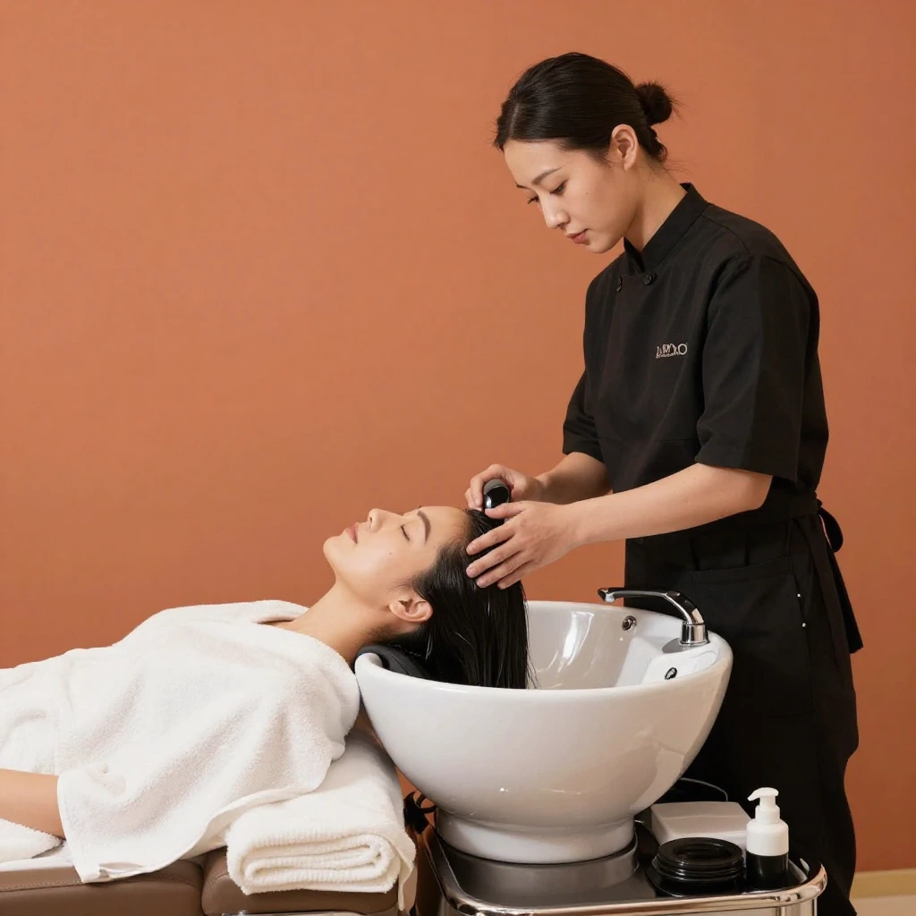 Regular spa therapy improving hair and skin health at a beauty parlour in Kochi