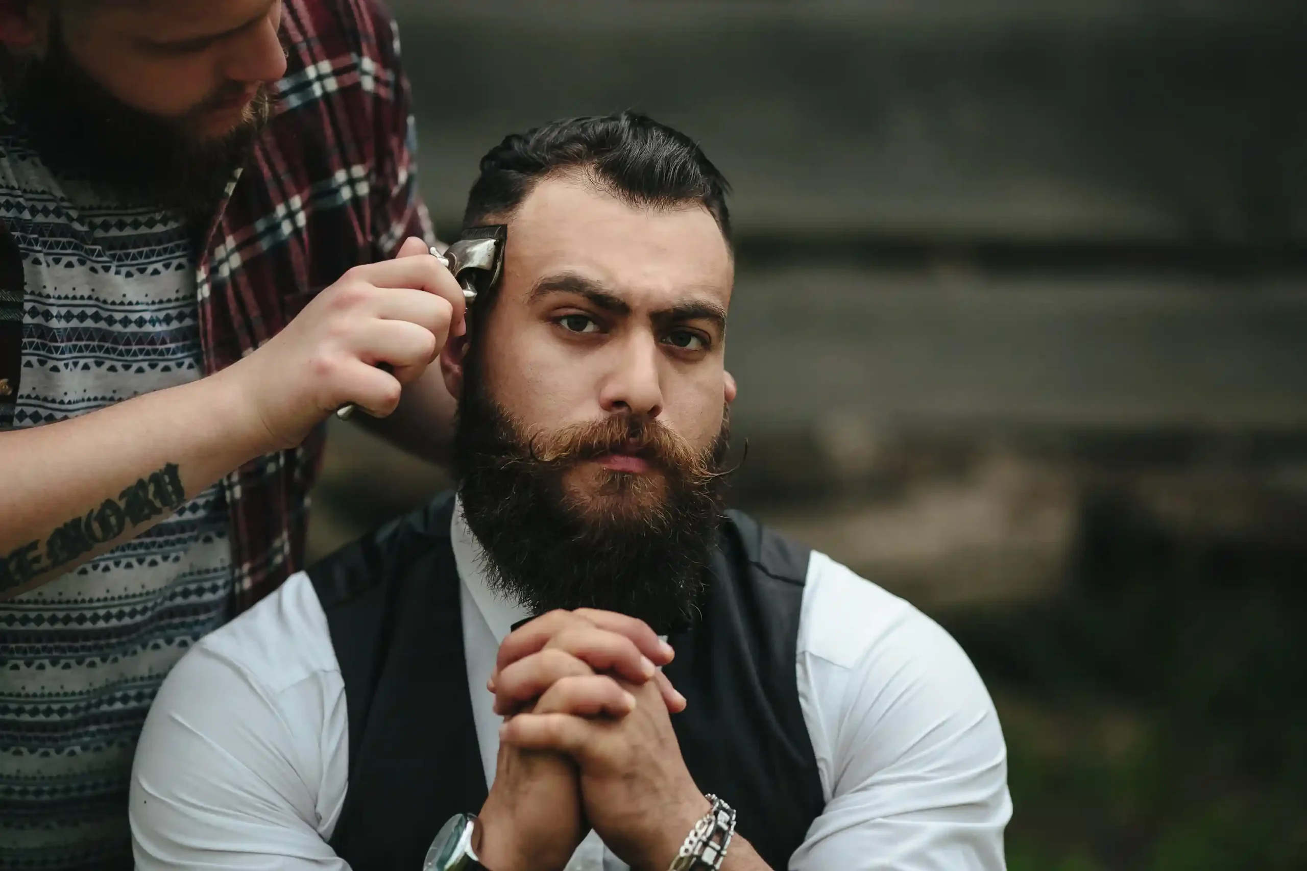 Professional beard styling and grooming service for men in Kochi salon