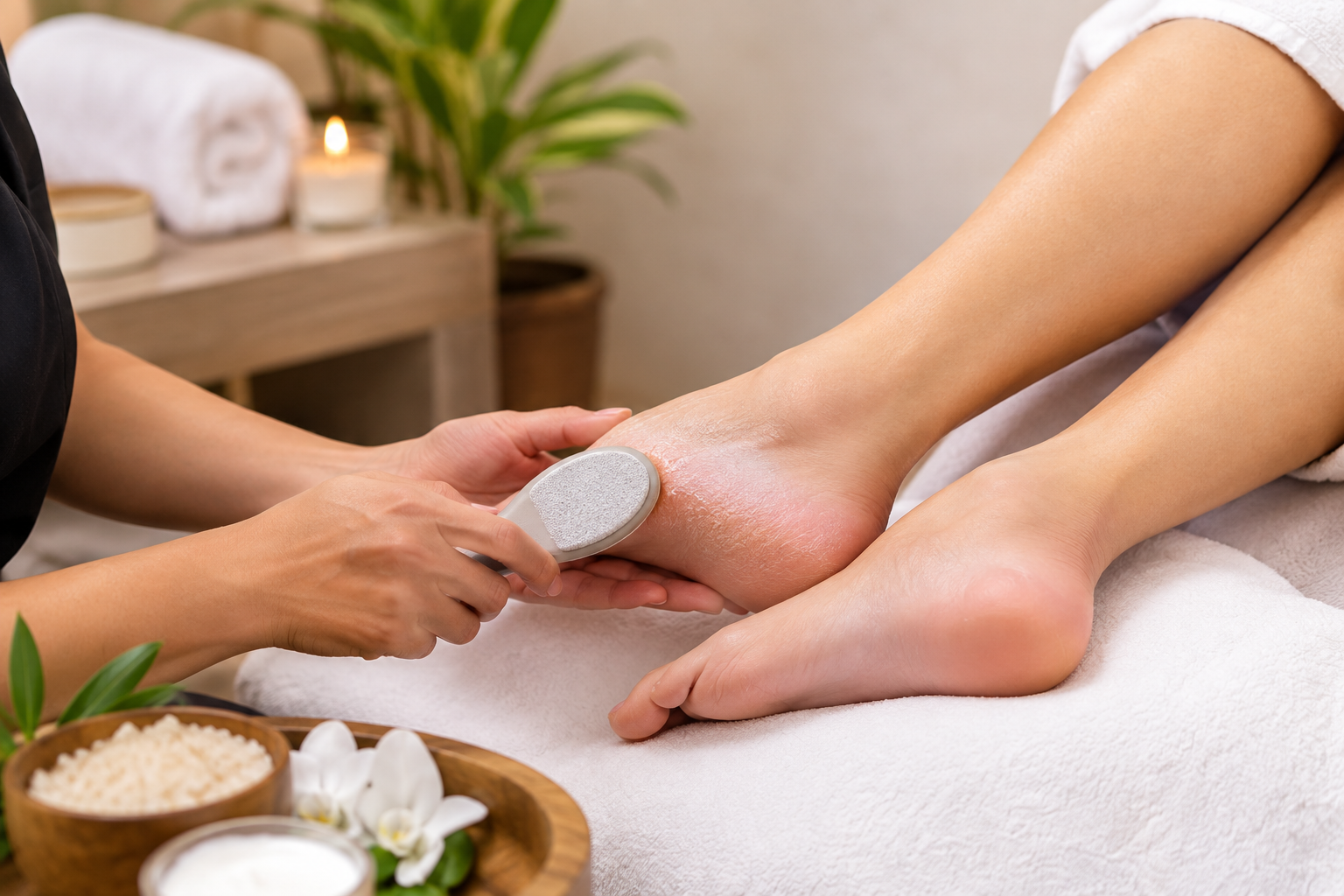 Pedicure for Cracked Heels